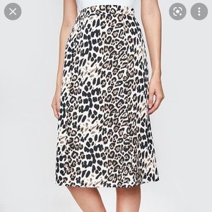 SUGAR +L!PS animal print skirt, high waist A-line. Size M
